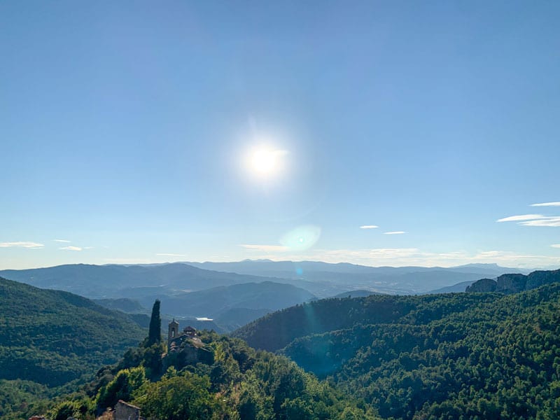 Vistas y iglesia Pano - Chill-Outdoor Pyrenees