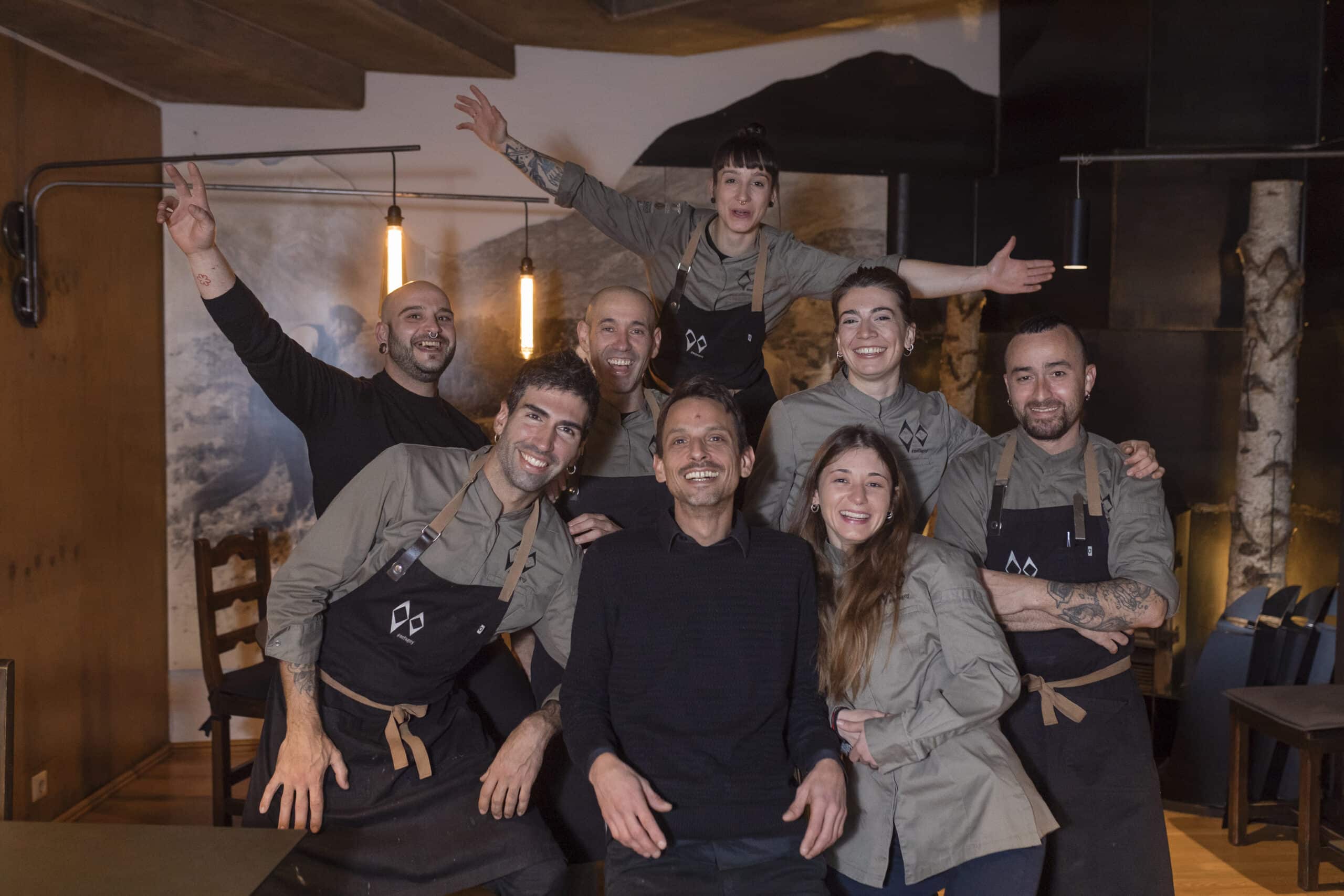 team Michelin restaurant Ansils Pyreneeën